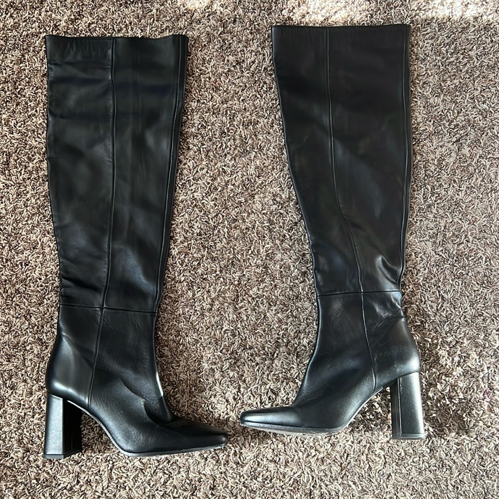 Zara knee high boots